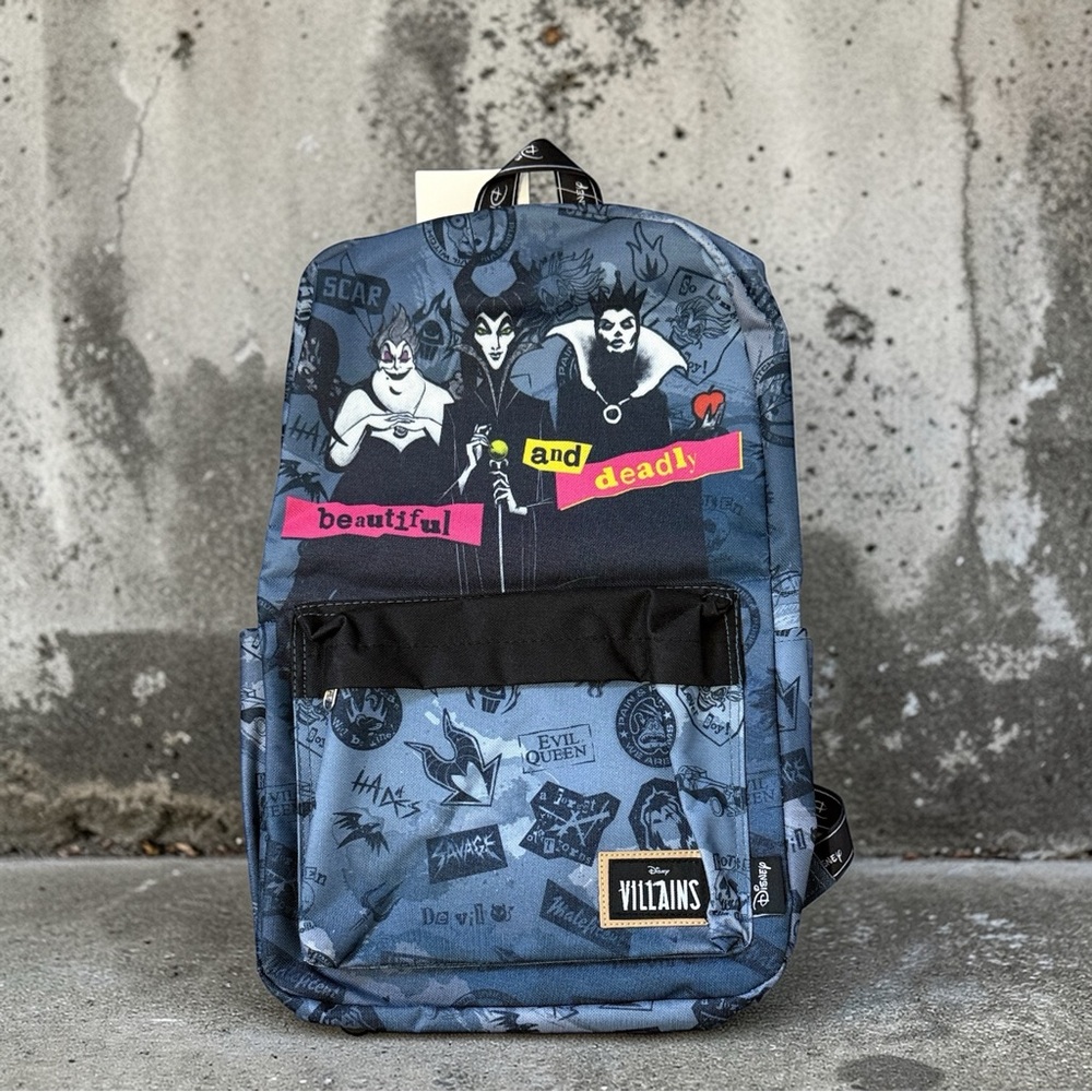 NWT Disney Villains Backpack 17" with Laptop Compartment